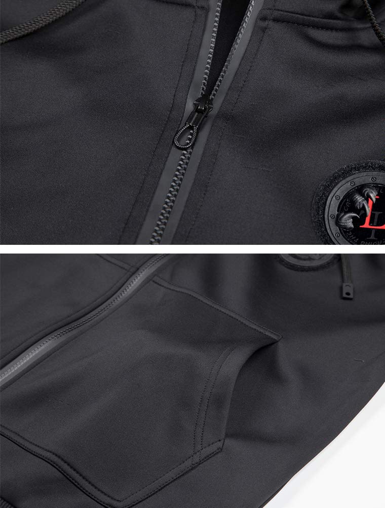 PASOK Men's Casual Tracksuit Set - Long Sleeve Full-Zip Running Jogging Athletic Sweatsuit for Gym, Workout & Streetwear Fashion