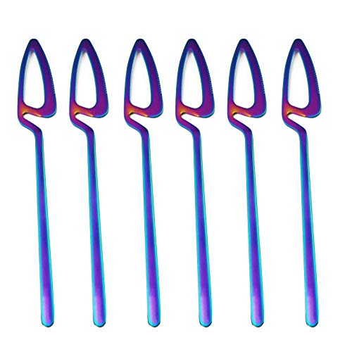 6pcs Rainbow Knfie