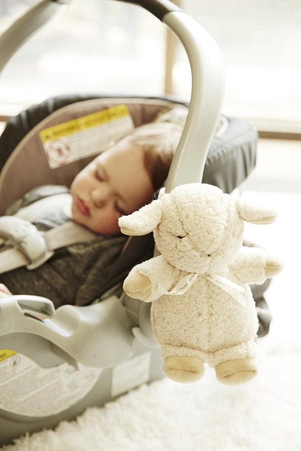 Cloud B Sleep Sheep On the Go - Portable White Noise Soother for Babies & Toddlers | Perfect for Travel, Naptime & Bedtime Comfort