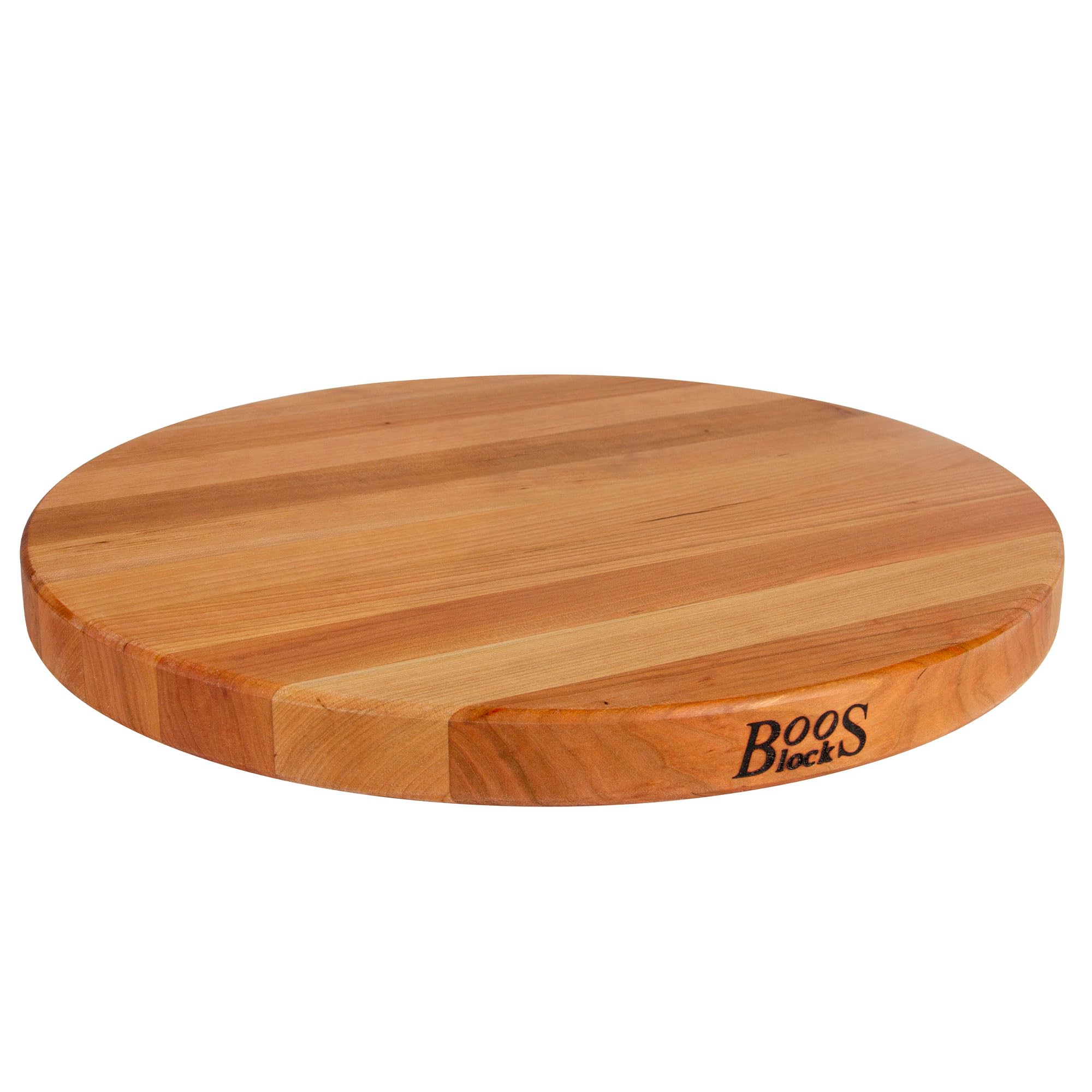 John Boos Premium Reversible Wood Cutting Board - 18x18 Inch Large Cherry Wood Chopping Block with Oil Finish, 1.5-Inch Thick - Perfect for Kitchen Prep, Meat Cutting & Serving Charcuterie