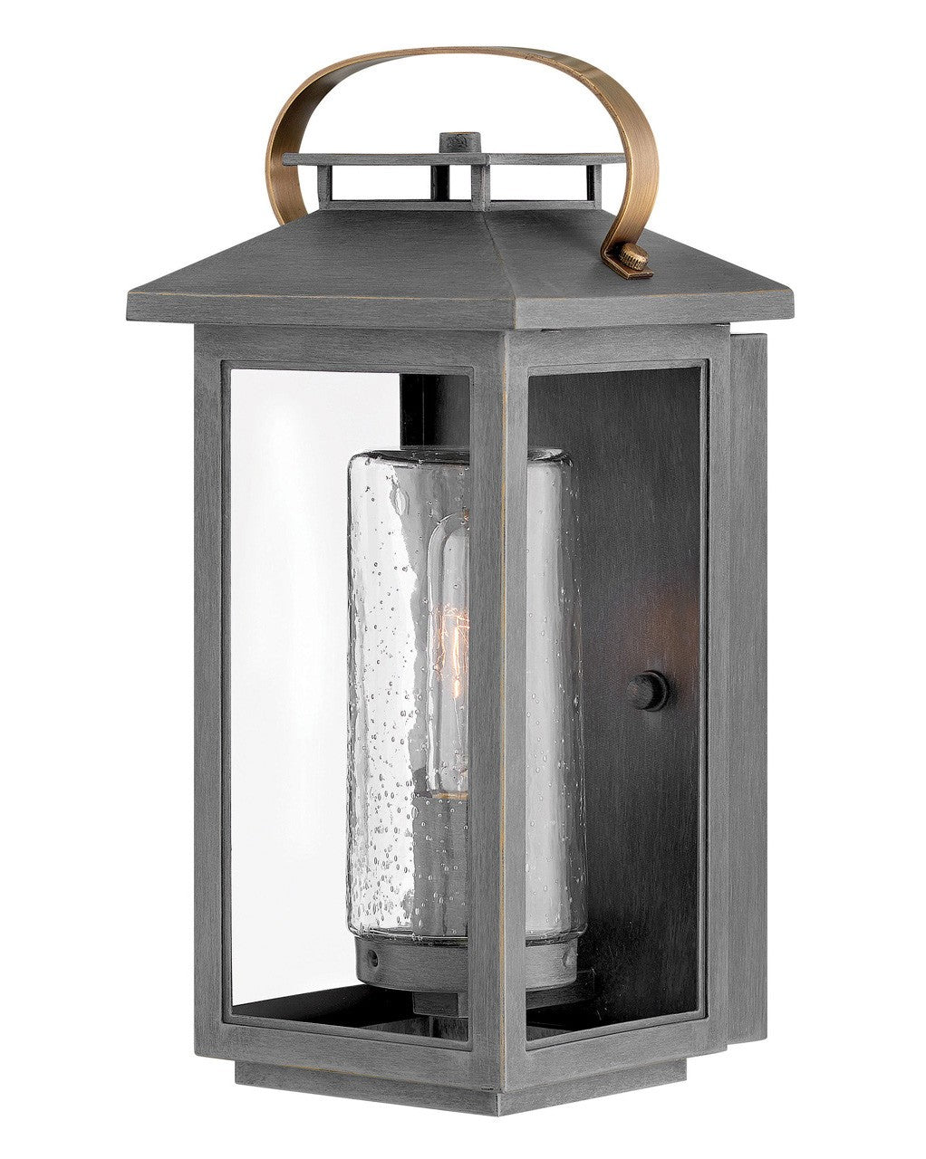 Atwater LED Wall Mount Light Fixture in Ash Bronze - Modern Sconce for Bedroom, Living Room, and Hallway Lighting