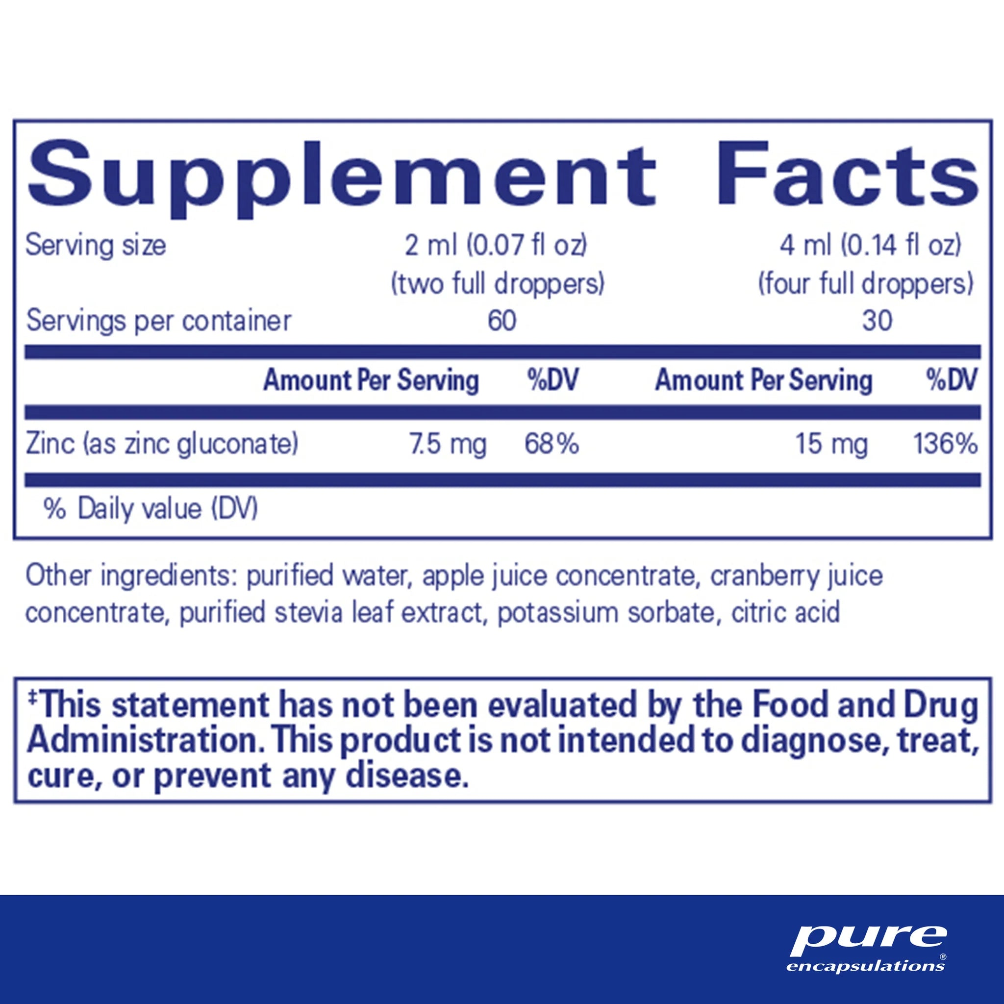 Premium Zinc Liquid Supplement 15mg - Immune Support & Wellness Boost - Ideal for Daily Health, Cold & Flu Season, and Immune System Maintenance