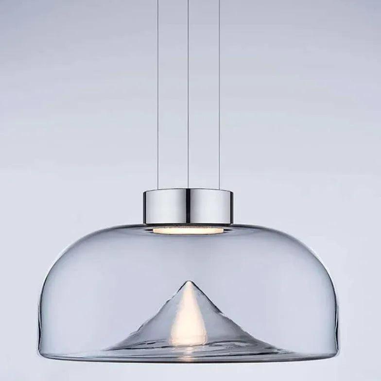 Clear Glass Shade for Kitchen Island Pendant Lighting - Durable Hanging Light Fixture Cover for Modern Dining Room & Breakfast Bar Decor