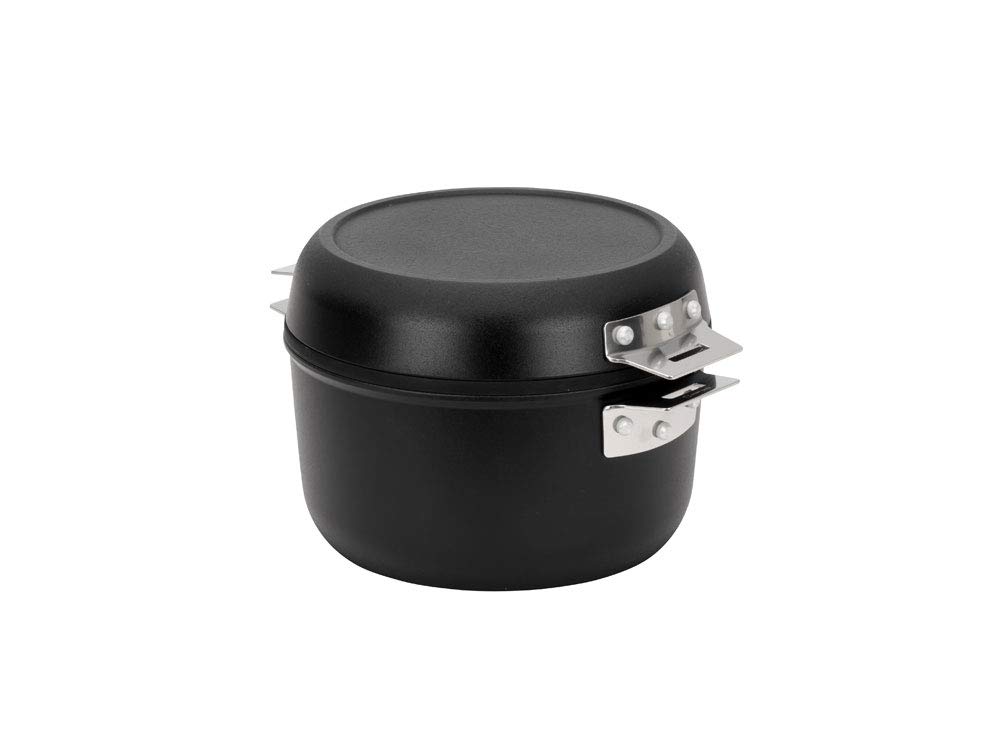 Snow Peak Titanium Camping Cookware Set - Lightweight Portable Outdoor Cooking Gear for Backpacking, Hiking & Camping | Perfect for Camp Stoves & Backcountry Adventures