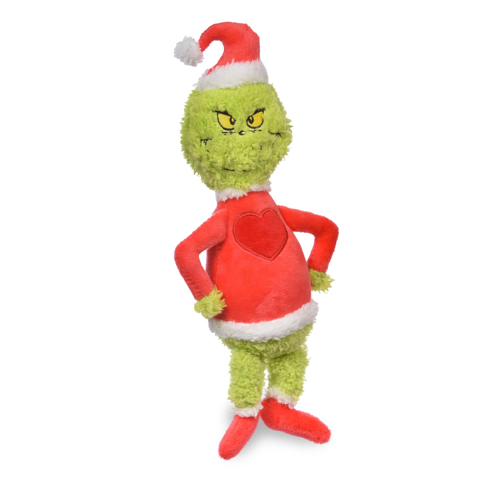 Dr. Seuss The Grinch Dog Toys - Christmas Stocking Stuffers for Pets | Holiday Plush Squeaky Chew & Rope Toys for Dogs - Perfect for Playtime, Training & Festive Gift Giving