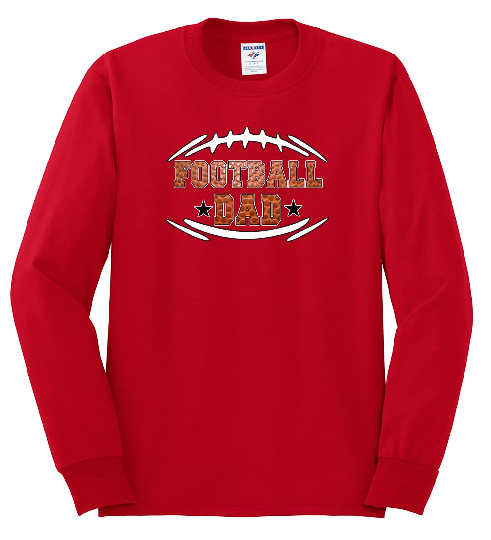 Wild Bobby Football Dad Sports Men's Long Sleeve Shirt - Comfortable & Stylish Athletic Top for Game Day, Tailgating & Casual Wear