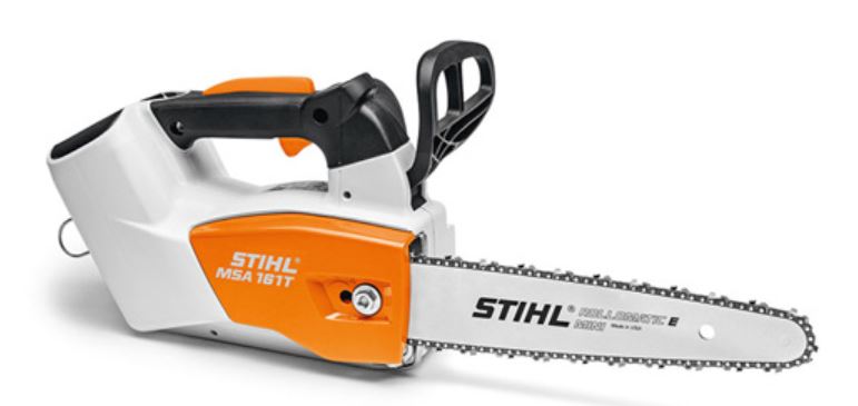 STIHL MSA 161 T 14-Inch 36V Battery-Powered Cordless Chainsaw - Lightweight & Powerful for Tree Trimming, Yard Cleanup & Firewood Cutting
