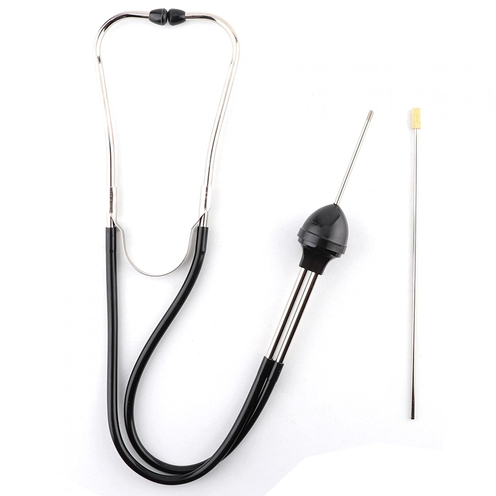 Professional Stainless Steel Engine Stethoscope - Mechanic Diagnostic Tool for Car, Truck & Motorcycle Engine Noise Detection | Auto Repair & Maintenance Hearing Aid