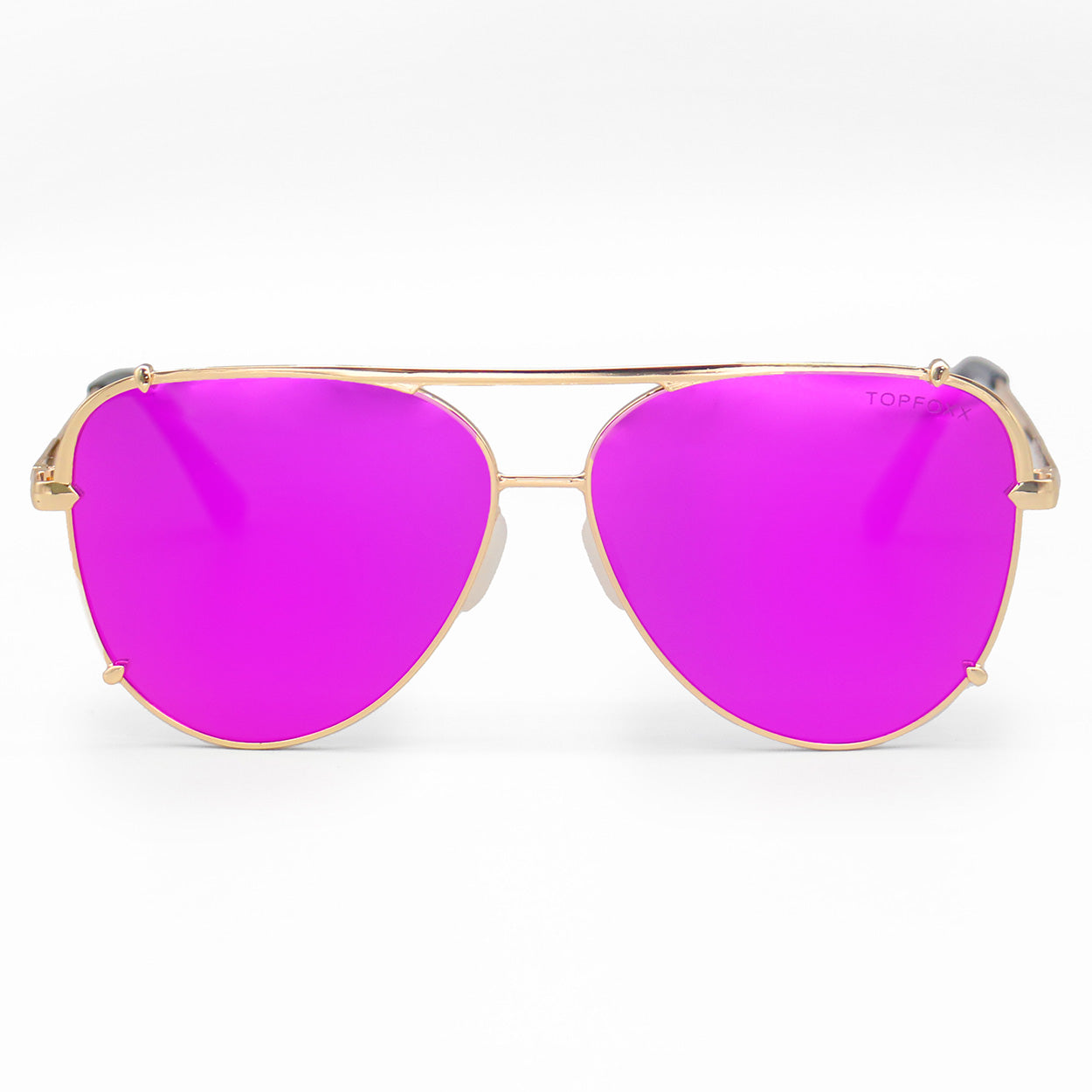 Cristina Tangle-Free Mirrored Pink Aviator Sunglasses for Women - UV Protection, Lightweight & Stylish for Driving, Beach, and Outdoor Activities