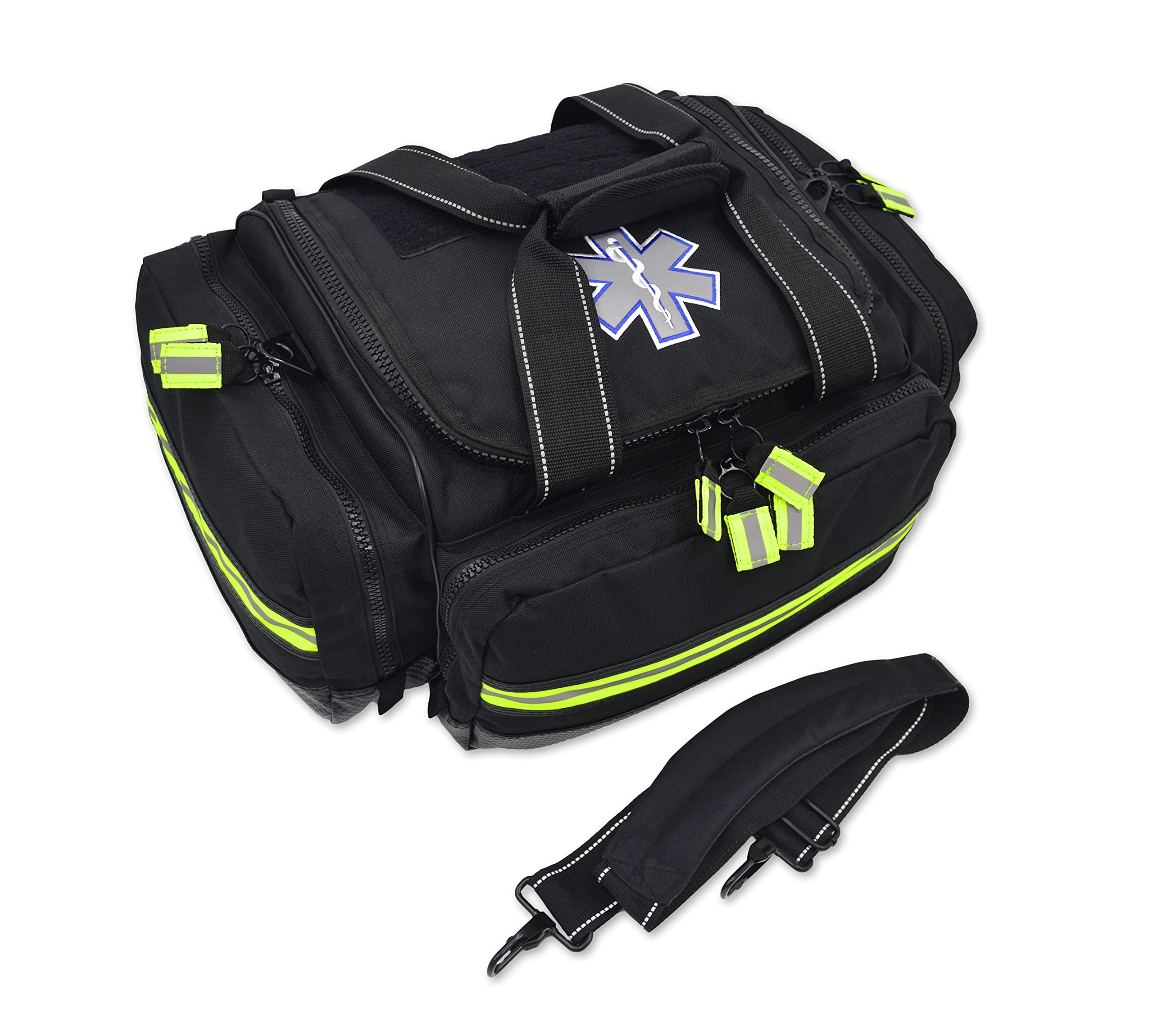 Lightning X Premium Modular EMS/EMT Trauma First Aid Kit - Emergency Medical Responder Bag with Comprehensive Supplies for EMTs, Paramedics & First Responders | Ideal for Emergency Situations, Disaster Relief & Outdoor Adventures