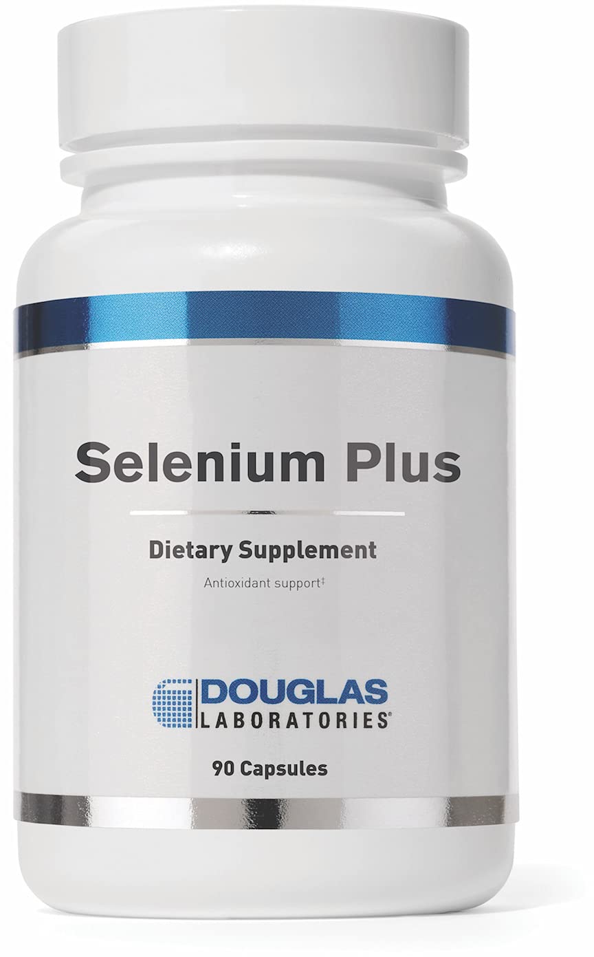Douglas Laboratories Selenium Plus - Antioxidant Supplement with Selenium, Vitamin E & C for Immune Support - 90 Capsules | Daily Immune Booster for Adults & Seniors | Supports Heart Health & Thyroid Function