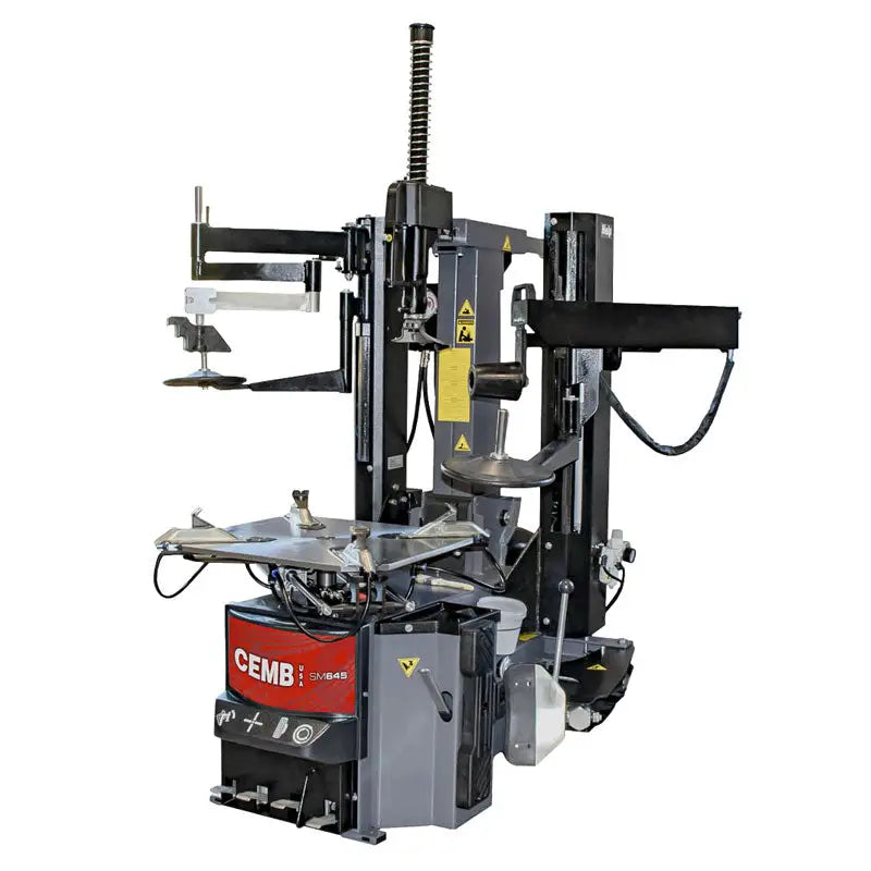 Cemb HP Tilt Back Tire Changer with HPA Bead Press SM645HPA - Professional Wheel Changer for Auto Repair Shops & Tire Service Centers