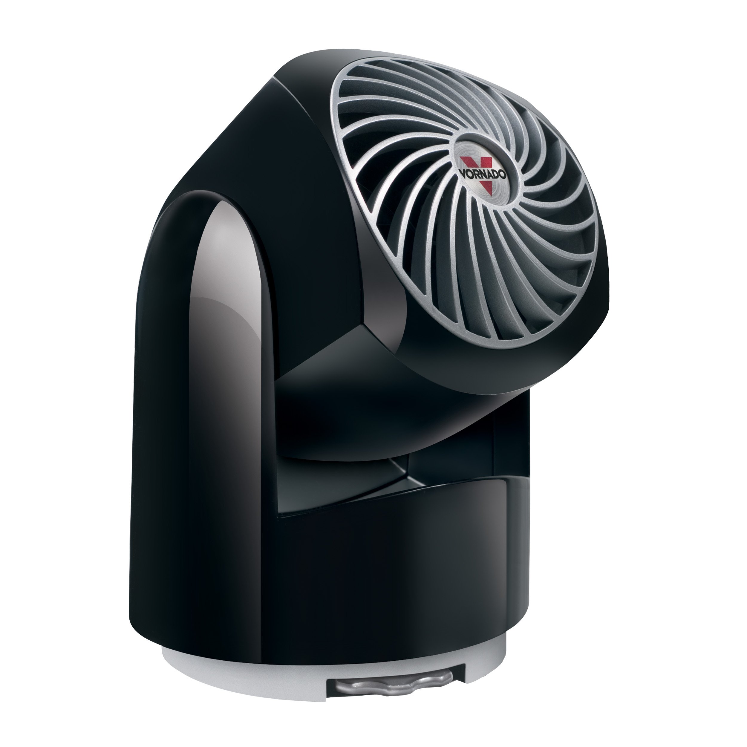 Vornado Flippi V8 Compact Air Circulator Fan - Quiet Portable Desk Fan with Adjustable Head, 2 Speed Settings - Perfect for Office, Bedroom, Travel & Home Use - Black