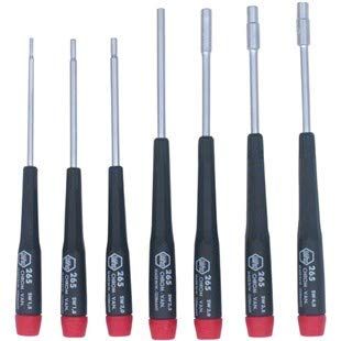 Wiha 26592 7-Piece Precision Metric Nut Driver Set (1.5-4mm) | Professional Screwdriver Kit for Electronics, Jewelry & Small Appliances Repair | Ideal for DIY, Home & Workshop Use