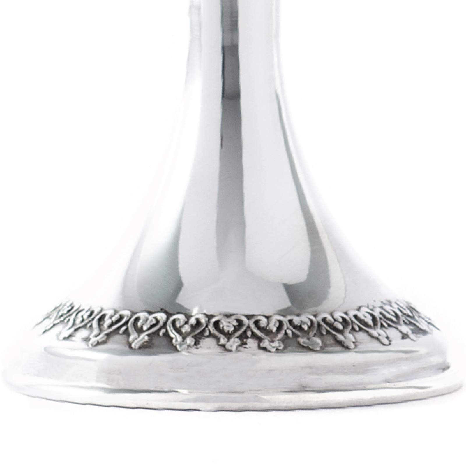 14K Gold Plated Sterling Silver Kiddush Cup - Elegant Filigree Judaica for Jewish Wedding Gifts & Shabbat Celebrations