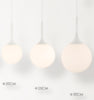 ARIELLA Teardrop Glass Pendant Lamp - Modern Handmade Hanging Light Fixture for Dining Room, Kitchen Island & Bedroom Decor (Pre-Order)