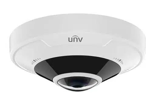 Uniview IPC86CEB AF18KC I0 12MP Ultra HD Fisheye Dome Security Camera - Vandal Proof, Infrared Night Vision, Indoor/Outdoor Surveillance for Home & Business Protection