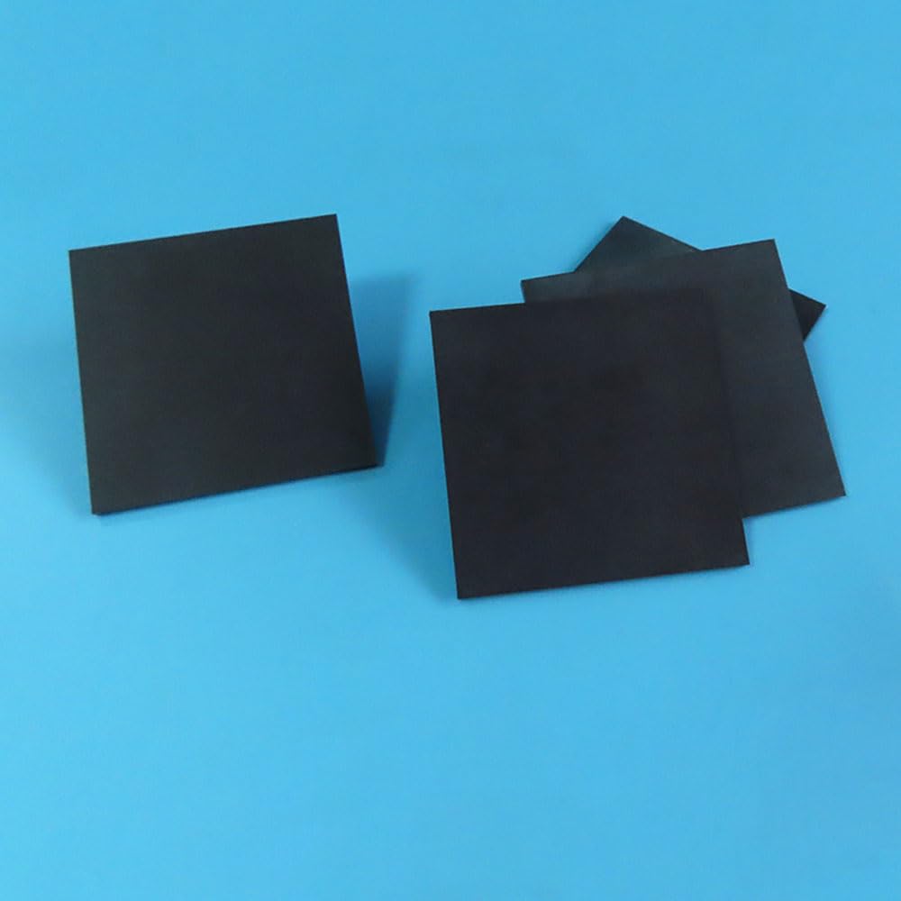 Si3N4 Silicon Nitride Ceramic Sheet - Ultra-Thin 0.5mm, High Hardness & Heat Resistant (5x5x0.5mm) | Thermal Conductive Insulating Plate for Industrial Furnaces, Semiconductor Equipment & High-Temperature Applications