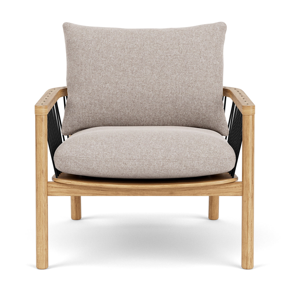 Enzo Fabric Armchair - Modern Upholstered Accent Chair for Living Room, Bedroom & Office - Comfortable Lounge Chair with Sturdy Wooden Legs - Perfect for Relaxing, Reading & Decorating