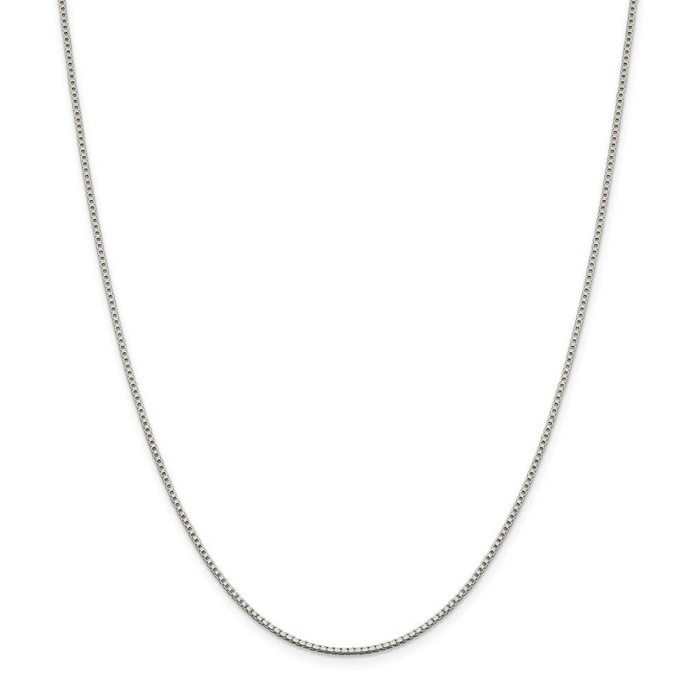 Sterling Silver Box Chain Bracelet 1.4mm - Elegant Jewelry for Daily Wear