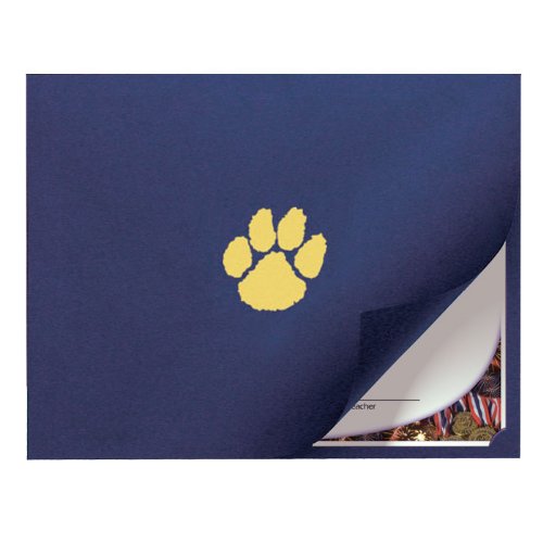 Blue With Gold Paw