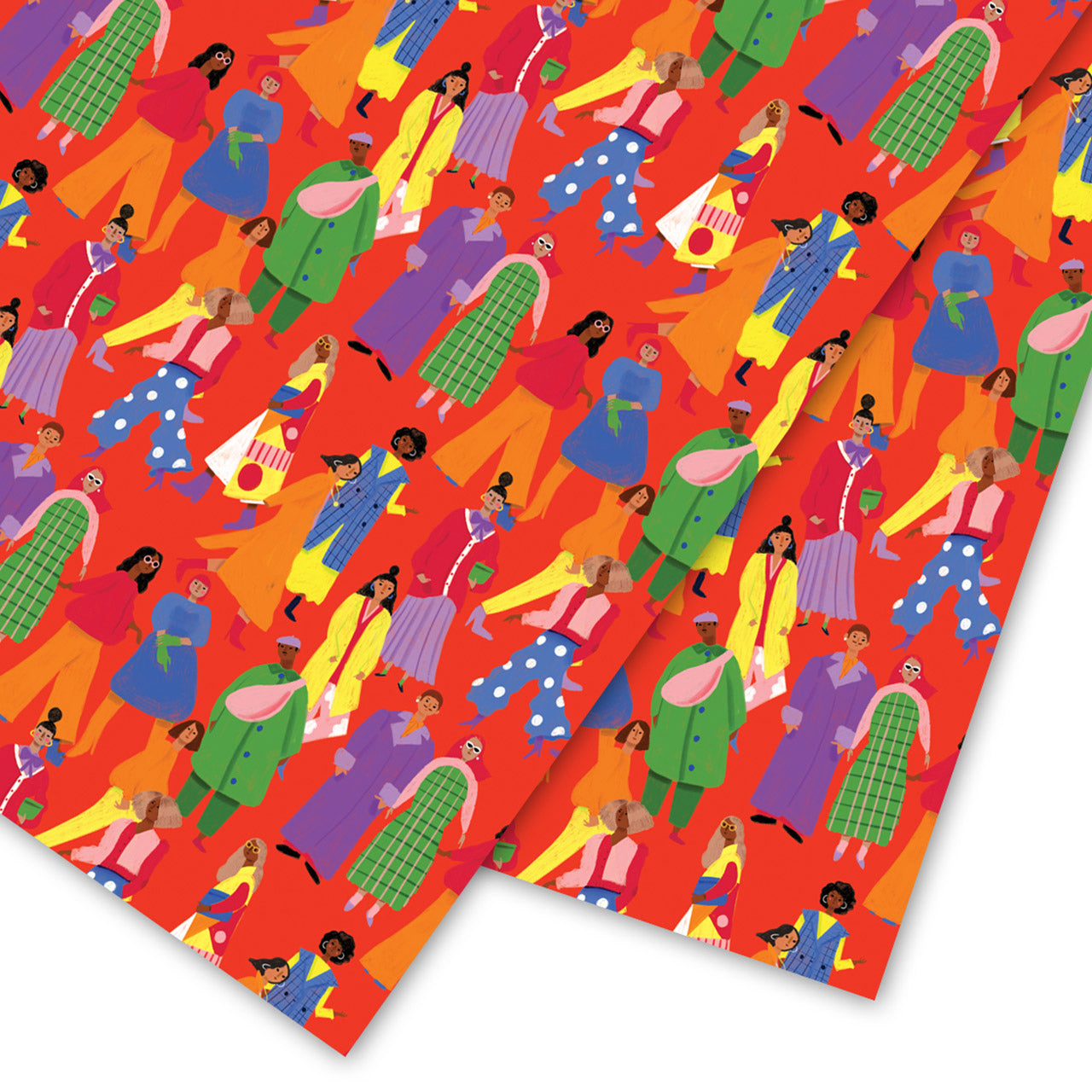 City Folk Wrapping Sheet - Premium Gift Wrapping Paper for Birthdays, Holidays & Special Occasions - Perfect for DIY Crafts, Party Decorations & Present Wrapping