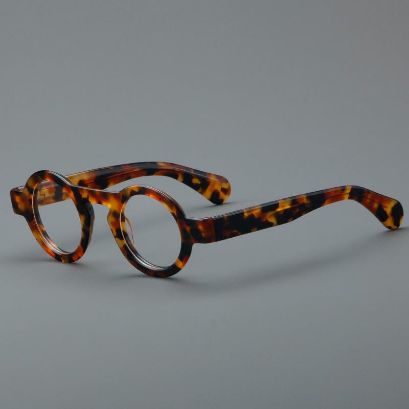 Vintage Round Acetate Eyeglass Frames - Classic Retro Style for Men & Women | Perfect for Reading, Fashion, and Everyday Wear