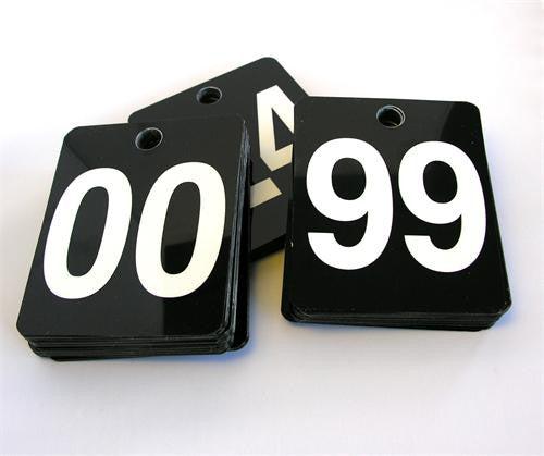 100-Piece Plastic Number Deck Set - Numbered 00 to 99 - Durable Playing Cards for Math Games, Classroom Activities & Casino Night - Perfect for Teachers, Students & Card Game Enthusiasts