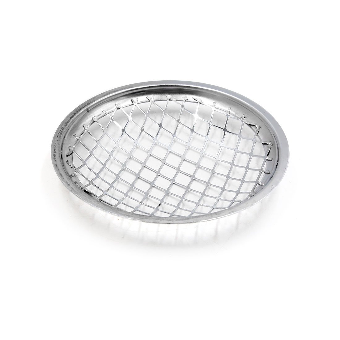 uxcell 5.5 Inch Chrome Motorcycle Headlight Grill Guard - Metal Mesh Protector Cover for Harley, Chopper, Cruiser Bikes - Prevents Damage from Rocks & Debris While Riding