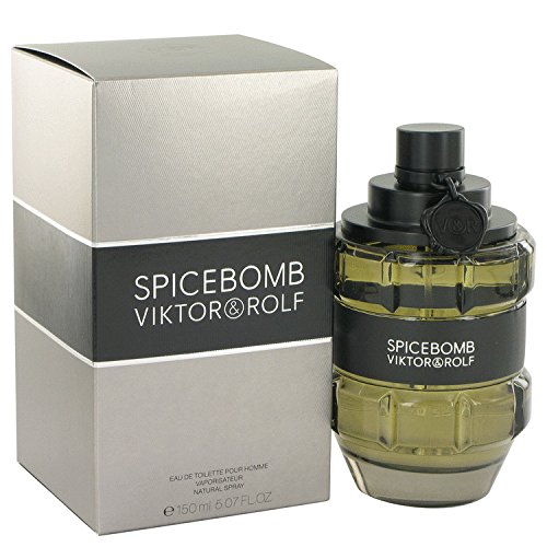 Viktor & Rolf Spicebomb Cologne for Men - 5 oz Eau De Toilette Spray | Fresh, Woody & Spicy Fragrance | Perfect for Date Night, Office & Special Occasions