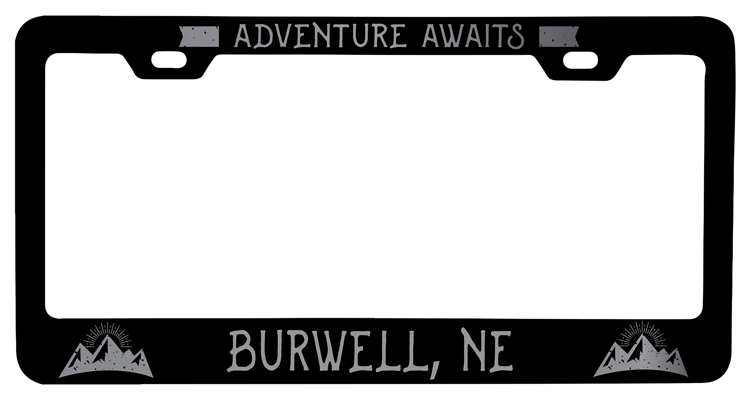 Custom Laser Etched Vanity Black Metal License Plate Frame - Personalized Car Accessory for Vehicles, Trucks & SUVs - Perfect Gift for Car Enthusiasts & Auto Lovers