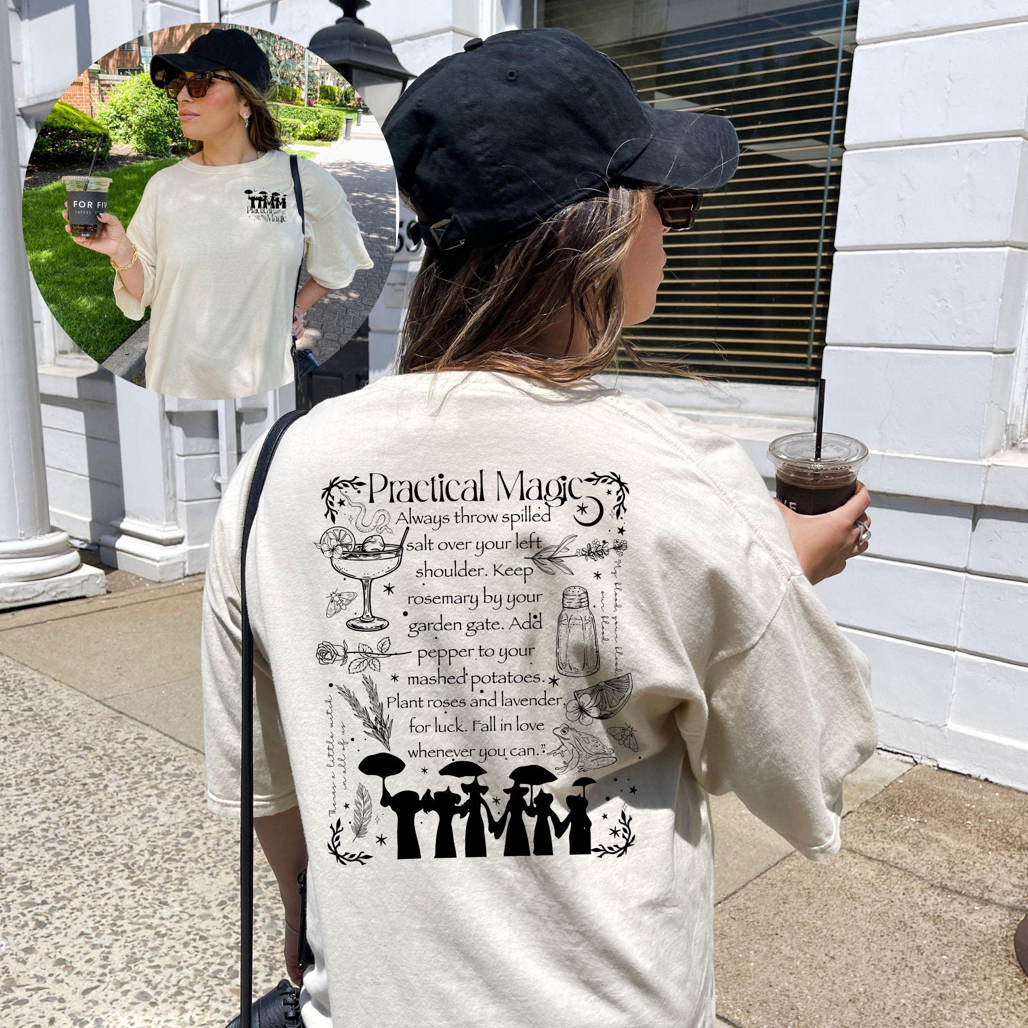 Practical Magic Hoodie - Midnight Margarita Sweatshirt | 90s Witches Shirt & Witchy Apparel | Owen Sisters Movie Merch | Perfect for Halloween Costumes & Witchcore Fashion