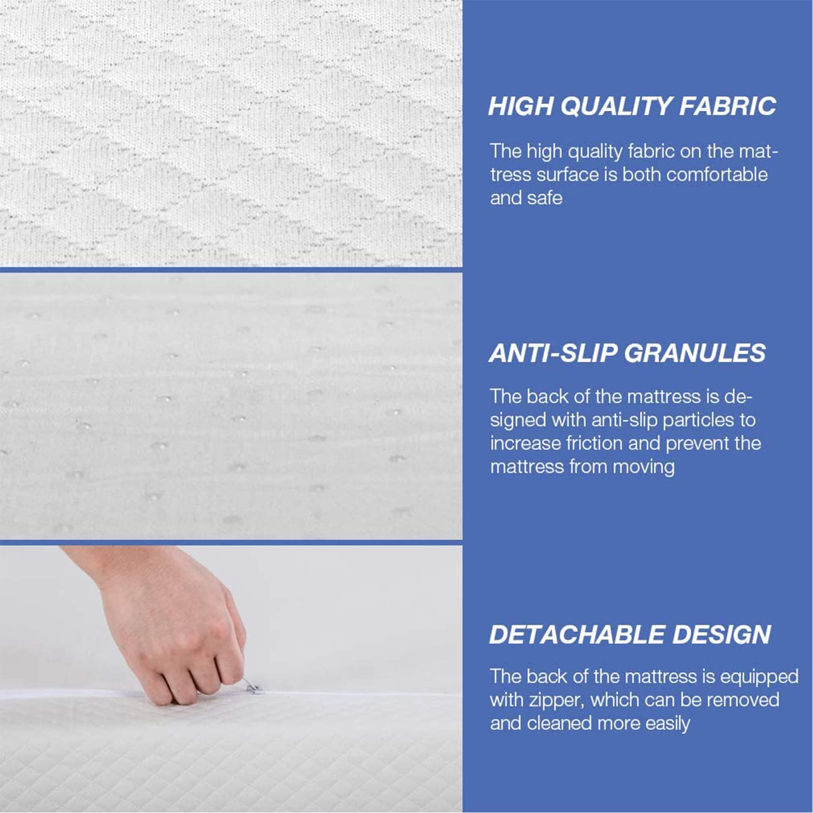 8 Inch Twin Mattress with Cooling Gel Memory Foam - CertiPUR-US Certified, Medium Firm for Pressure Relief & Cool Sleep - Perfect for Kids' Rooms, Guest Beds & Dorm Rooms (White)