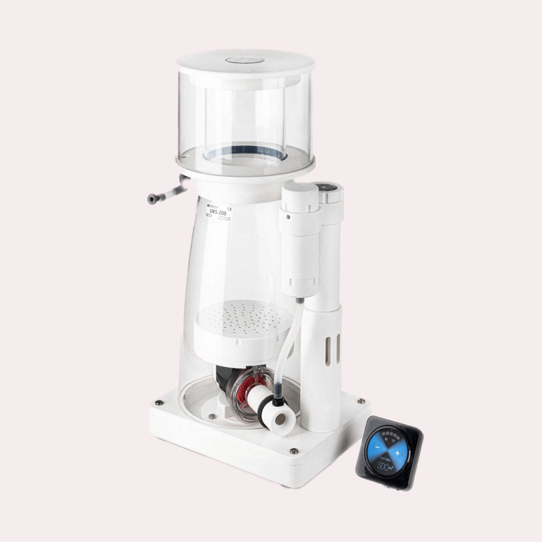 Ultra Reef Akula UKS 200 Protein Skimmer - Premium Saltwater Aquarium Filter for Reef Tanks & Marine Fish Tanks - Efficient Waste Removal for Crystal Clear Water