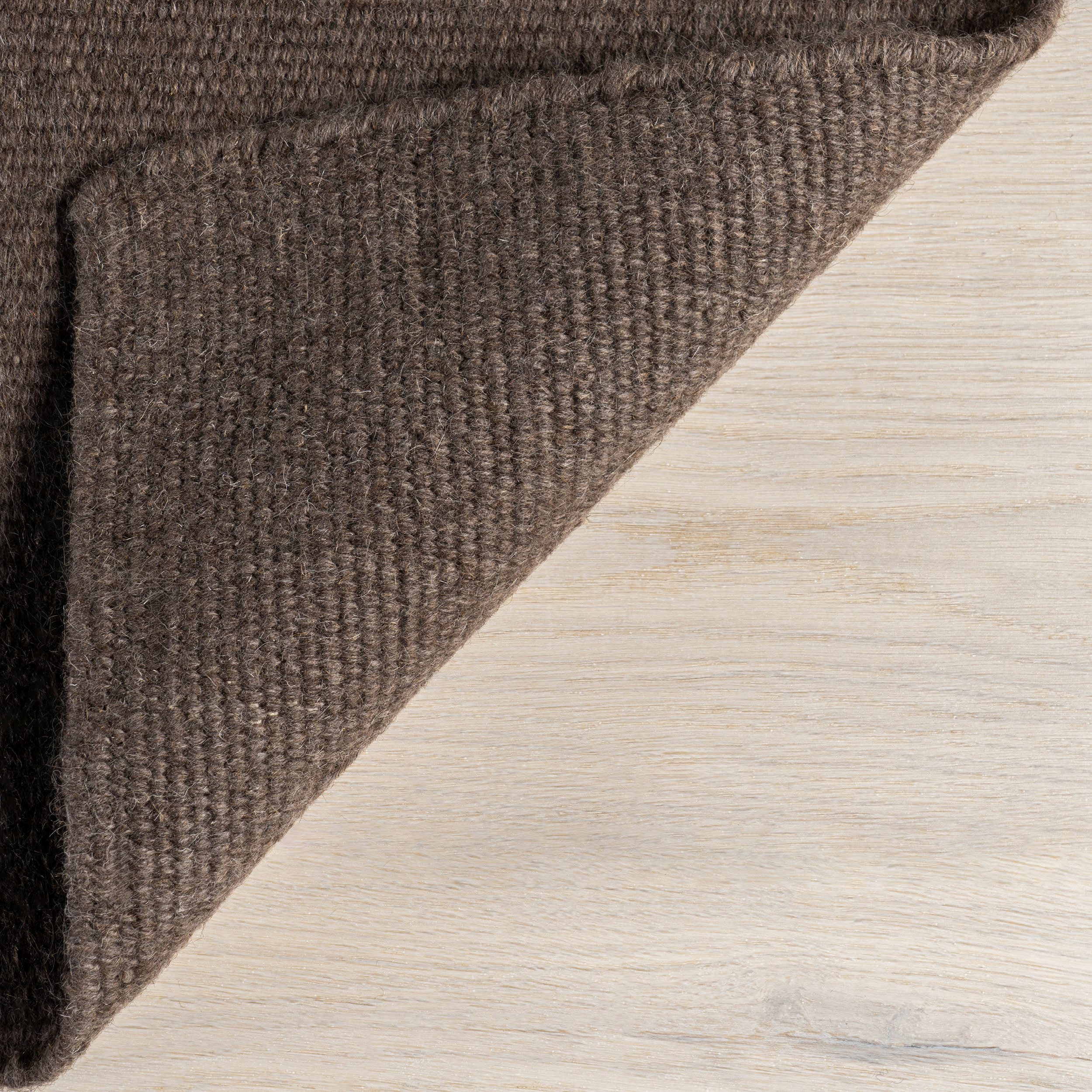 Elowen Double Striped Area Rug - Dark Brown | Soft & Durable for Living Room, Bedroom, or Office Decor