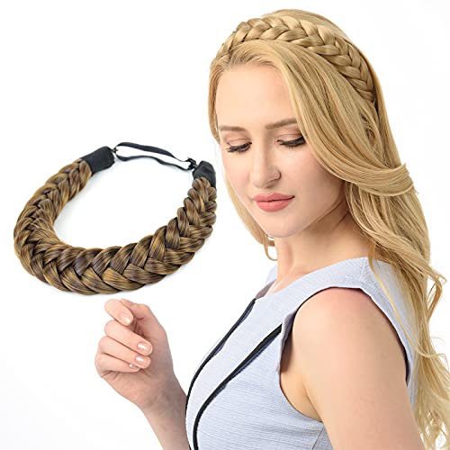 Two Strand Braided Headband for Women - Stylish Hair Accessory for Workouts, Yoga, and Everyday Wear
