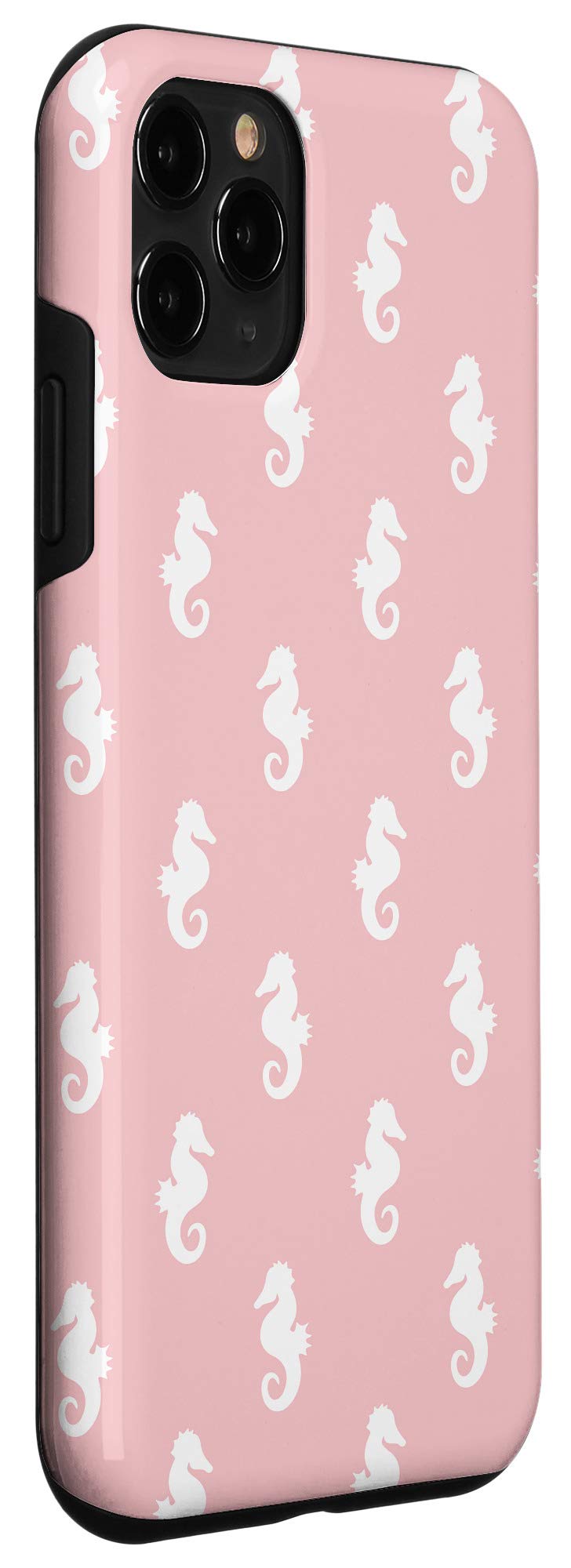 iPhone 11 Pro Case - Premium Seahorse Design in Pink, Orange & White (AEP378) | Slim Protective Cover for Everyday Use, Travel & Work