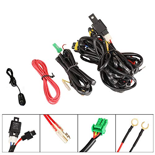 Winjet Fog Lights Kit for 2007-2012 Ford Escape - Complete Set with Switch & Wiring Harness | Perfect for Night Driving, Off-Road Adventures & Low Visibility Conditions