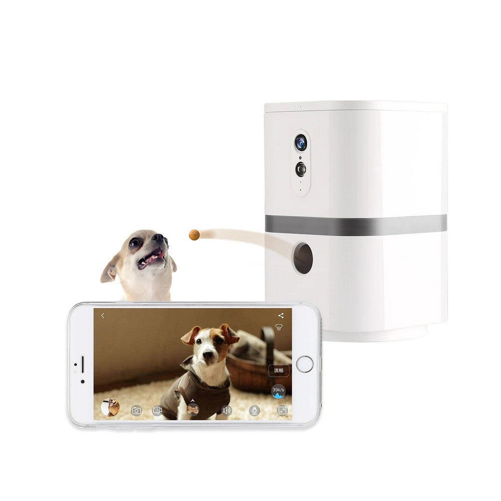 Petalk AI II Smart Pet Camera for Dogs & Cats - 1080P HD, 2-Way Audio, Night Vision, Treat Dispenser | Monitor & Play with Your Pets Remotely | Perfect for Home, Office & Travel Use