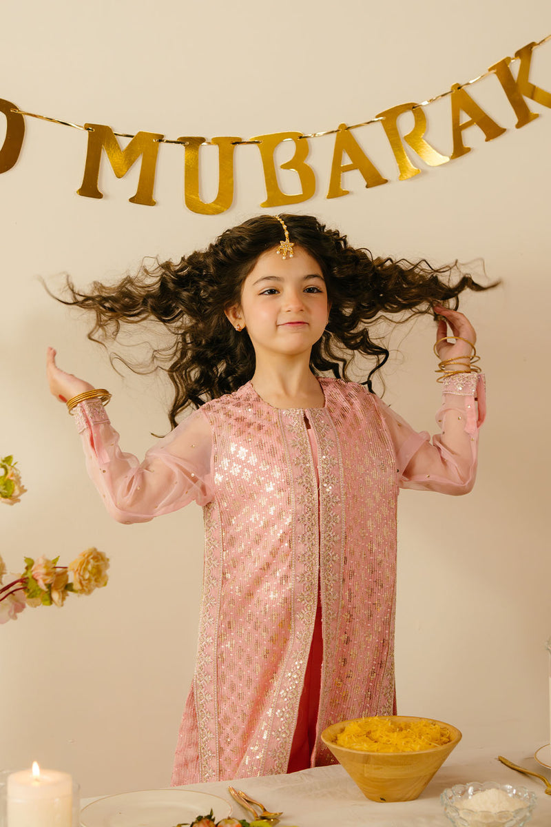 Elegant Chiffon, Raw Silk & Organza Peach Stitched Suit for Women - Perfect for Weddings, Parties & Special Occasions