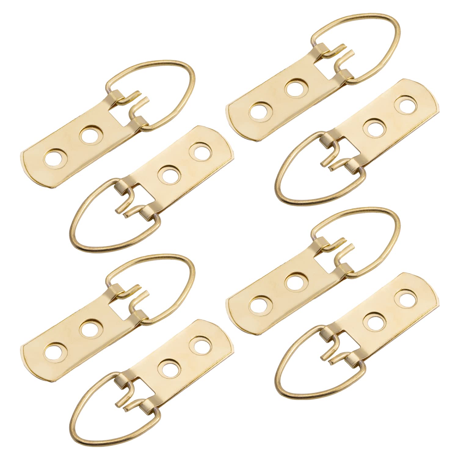 Gold Tone Ring Picture Frame Buckle Kit - 30PCS for Photo Hanging & Home Decor