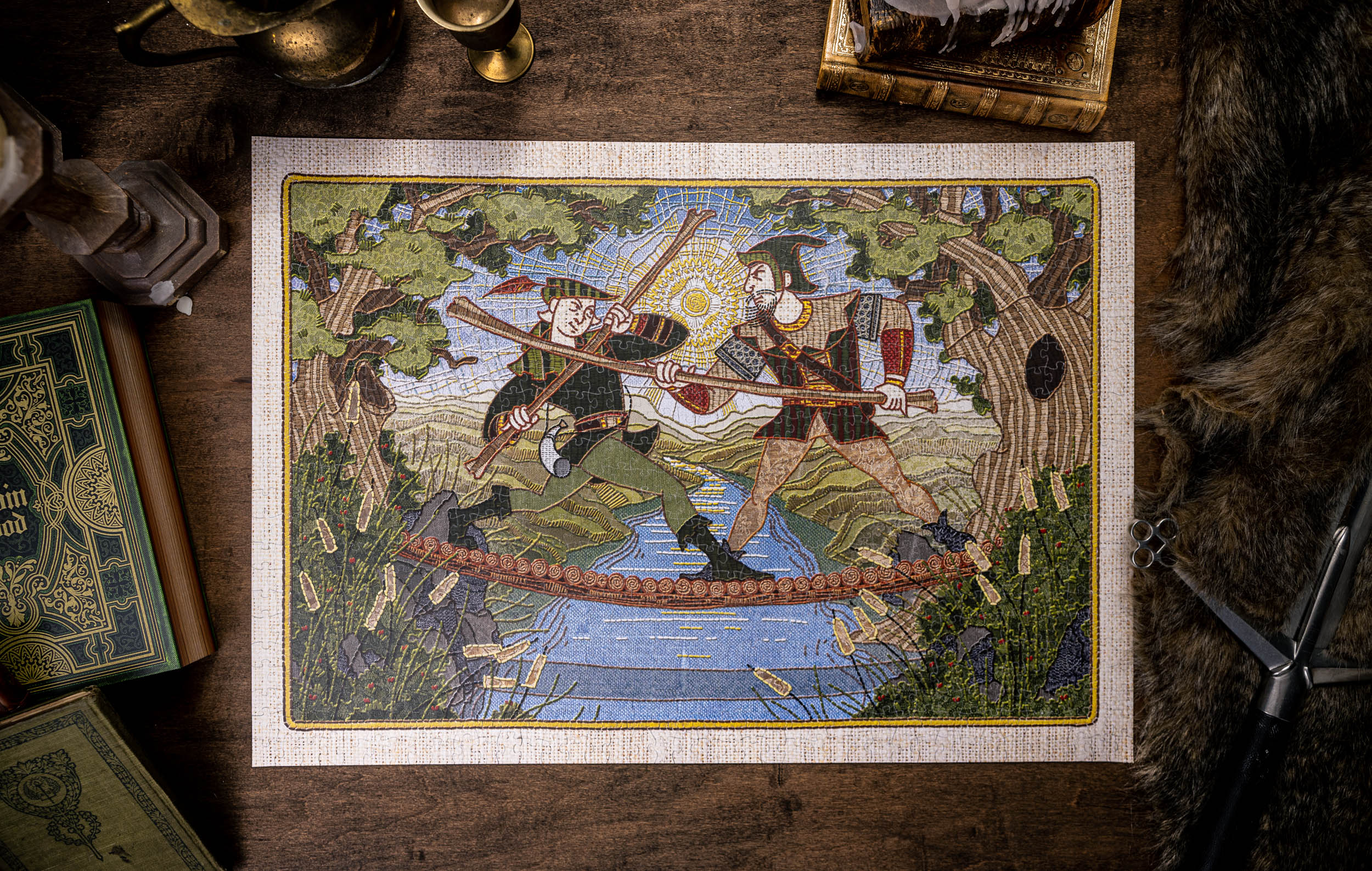 Robin Hood Jigsaw Puzzle 500 Pieces - Medieval Adventure Puzzle for Adults & Teens - Perfect for Family Game Night & Home Decor