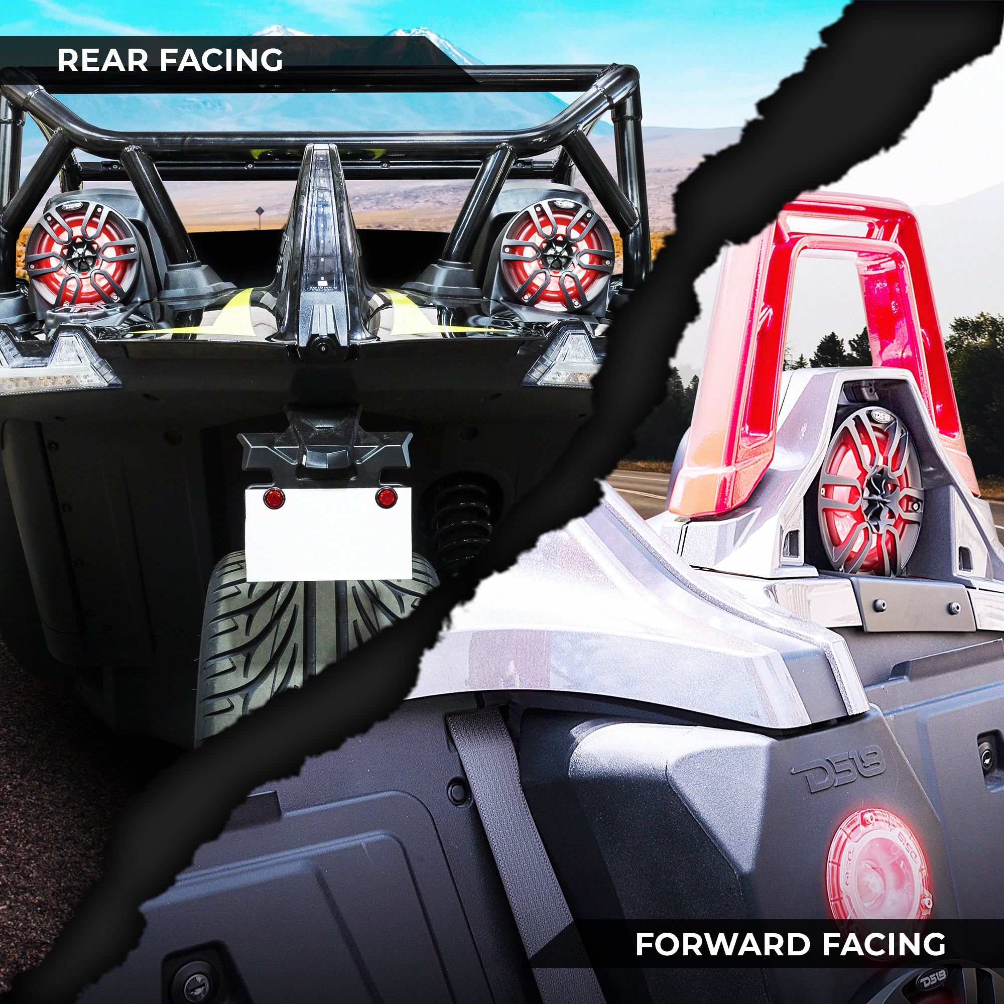 Polaris Slingshot Headrest 4 x 6.5 Empty Enclosure Replacement | Compatible with 2015-Current Models | Perfect for Road Trips & Custom Upgrades