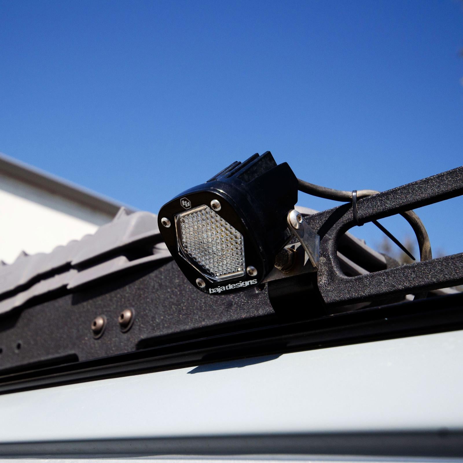 2024 Mercedes Sprinter Van Baja Designs S1 Roof Rack Rail Kit - Heavy Duty Off-Road Lighting Mounting System for Adventure & Overlanding