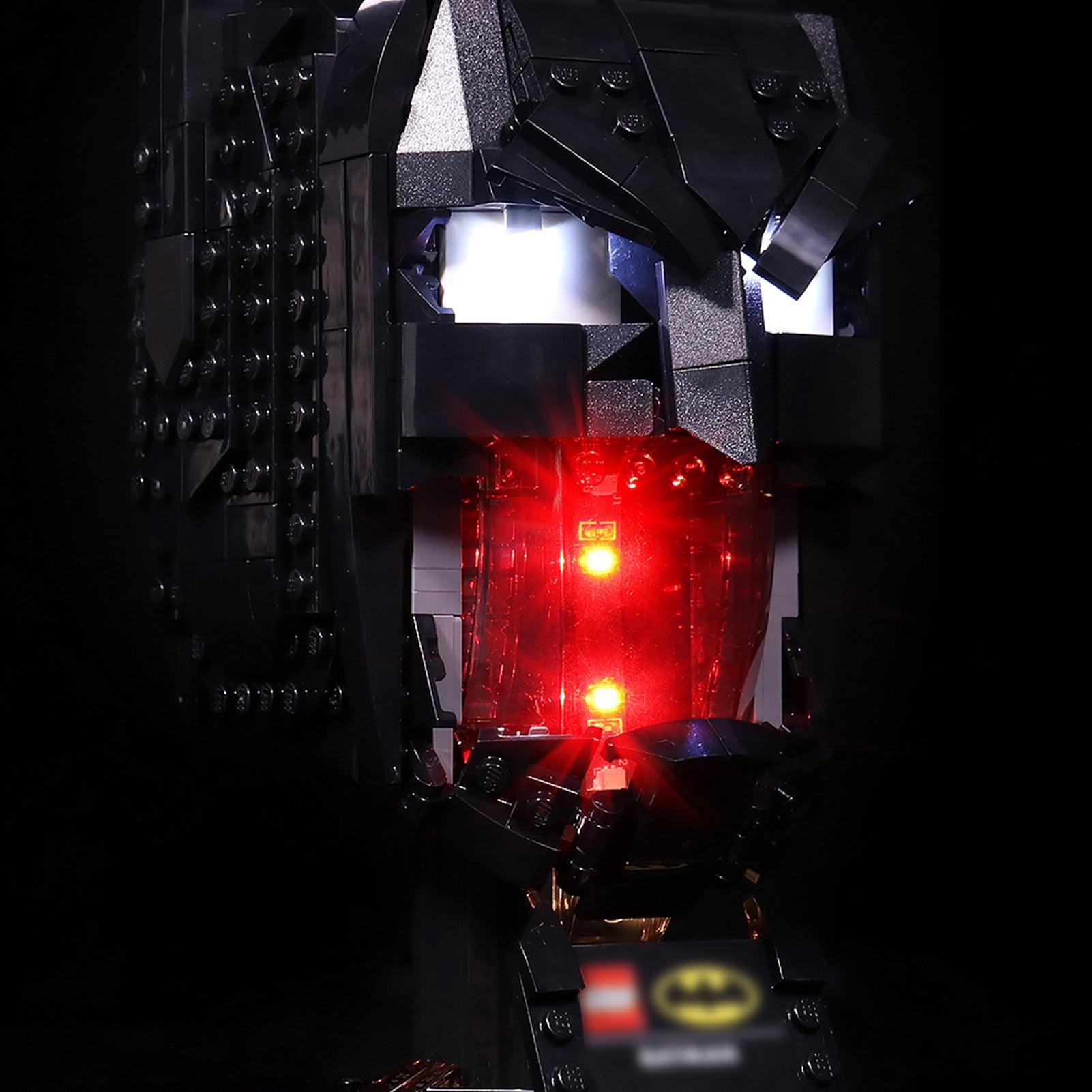 LEGO DC Batman Cowl 76182 Light Kit - LED Lighting Set for Superhero Display & Home Decor