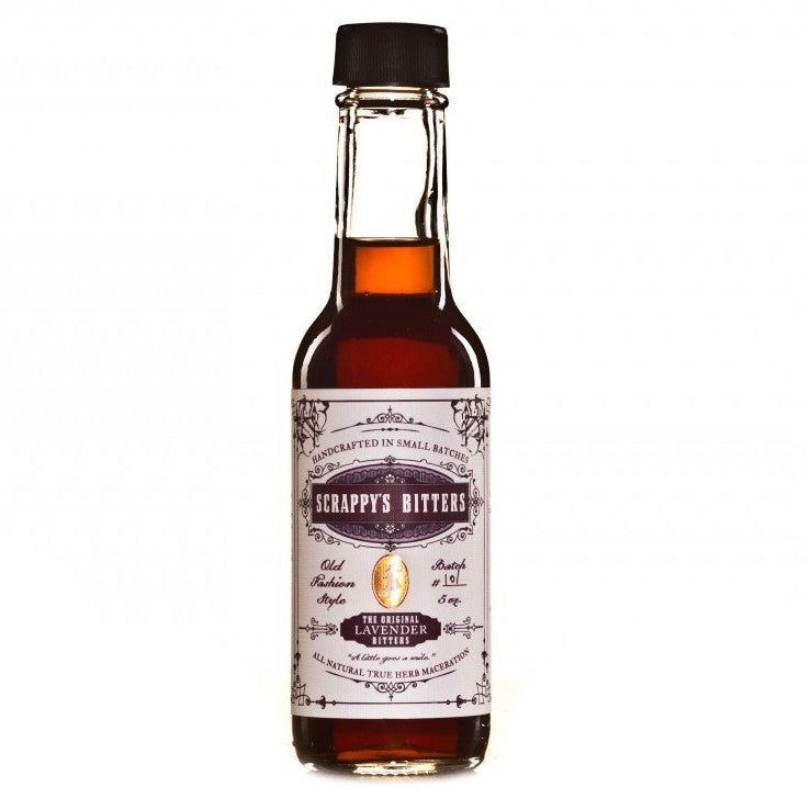 Organic Lavender Bitters by Scrappy's - Handcrafted Cocktail Bitters for Mixology, Mocktails & Home Bar Use - Perfect for Gin, Vodka & Craft Cocktails