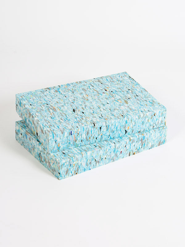 Eco-Friendly Recycled Foam Yoga Blocks (2-Pack) - Non-Slip Support for Yoga, Pilates & Meditation - Perfect for Home & Studio Practice