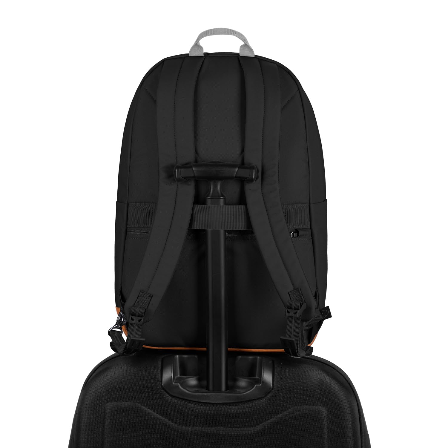 Pacsafe GO 25L Anti-Theft Travel Backpack - Jet Black | Secure & Stylish Daypack for Commuting, Hiking & Urban Adventures