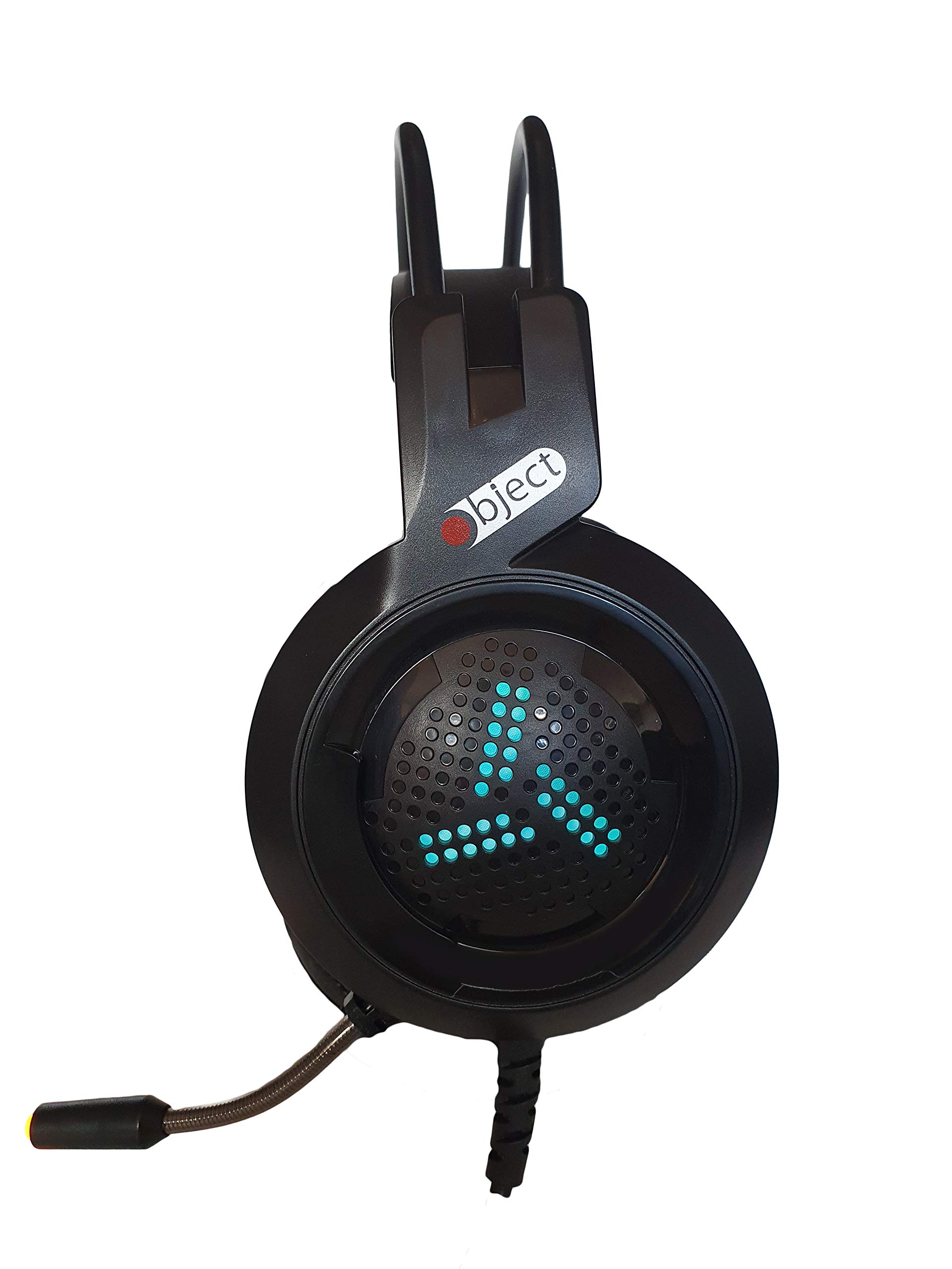 3-in-1 Pro Gaming Headset with LED Lights, Mouse & Mouse Pad - RGB Color Changing Headphones with Mic & Volume Control for PC, Laptop, Mac (Includes 3.5mm Splitter Cable) - Perfect for Esports, Streaming & Online Gaming