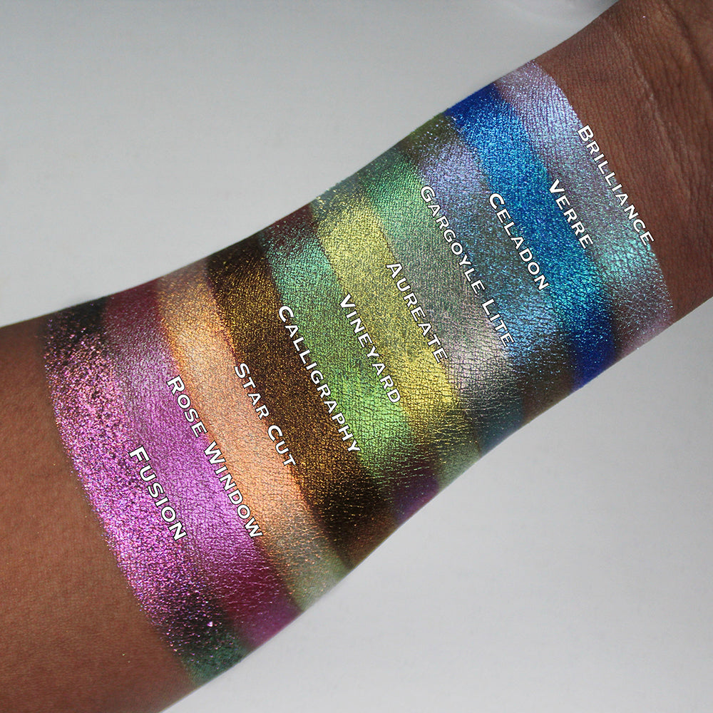 Fusion Dimensional Multichrome Eyeshadow Palette - Long Lasting Highly Pigmented Makeup for Party, Night Out & Special Occasions
